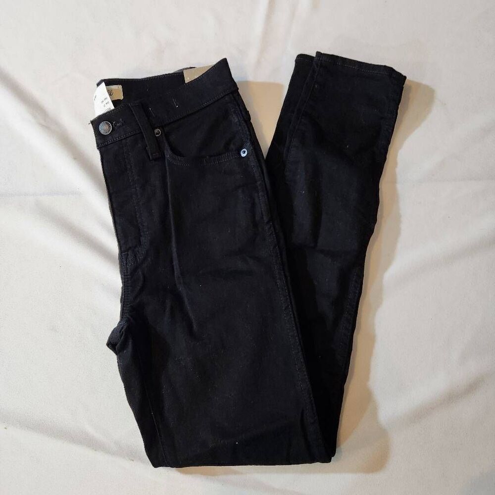 Madewell Black‎ 10" High Rise skinny Jean Size 26